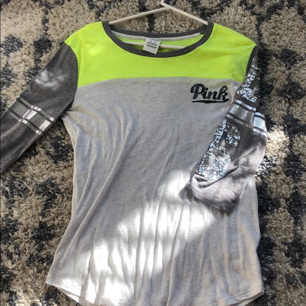 PINK shirt quarter sleeve size xs